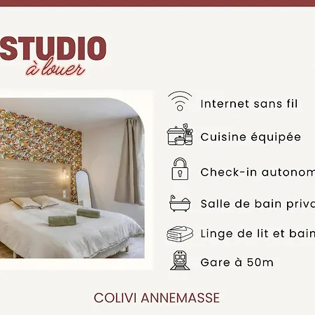 Apartmán Colivi Spacieuse 45m2 Gare Annemasse