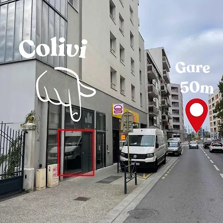 Apartmán Colivi Spacieuse 45m2 Gare *